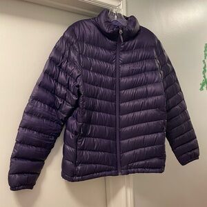 Marmot 800 Fill Goose Down Jacket Size Large Purple